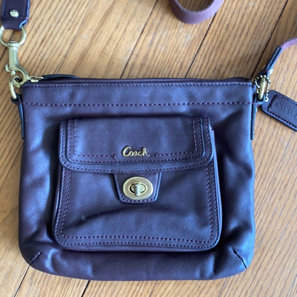 Coach Handbags - Brown leather Coach crossbody